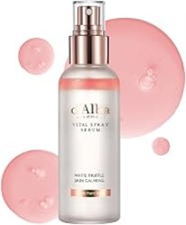 d'alba Piedmont White Truffle Vital Spray Serum, Vegan Skin Care, Calming and Hydrating Facial Mist for Red and Sensitive Skin, Glow Serum, Surfactant Free, Korean Skin Care (3.38 fl oz.)
