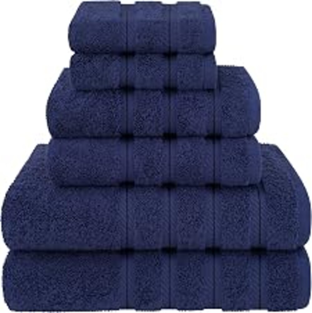 American Soft Linen 100% Cotton Luxury Turkish Towels, 6 Piece Towel Set | Soft Absorbent Quick Dry OEKO Tex Standard 100 Certificated Durable Machine Washable Premium Hotel Quality