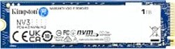 Kingston NV3 1TB M.2 2280 NVMe SSD | PCIe 4.0 Gen 4x4 | Up to 6000 MB/s | SNV3S/1000G | Gen 4x4 NVMe SSD with 6,000MB/s read speeds and 4TB capacity for laptops, consoles and PCs