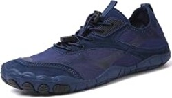 UBFEN Water Shoes for Men Women Quick Dry Swim Aqua Socks | Lightweight Barefoot-style Fit, Rubber Sole, Hiking, Fishing, Kayaking, Beach, Pool, Boating, Diving And Water-to-land Wear