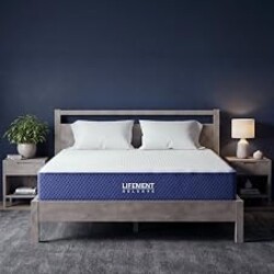 LIFEMENT Twin 10 Inch Gel Core Grid Mattress, Advanced Gel Core Grid, Medium Firm, Motion Isolation & Pressure Relief, CertiPUR-US Certified