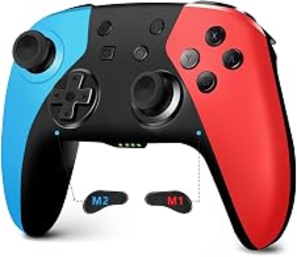 AceGamer Wireless Pro Controller for Nintendo Switch 2/Switch/Lite/OLED/Windows PC, Bluetooth Controller with Hall Effect Joysticks, Wake-up/Turbo/Dual Vibration/Macros/6-Axis Gyro/Screenshot