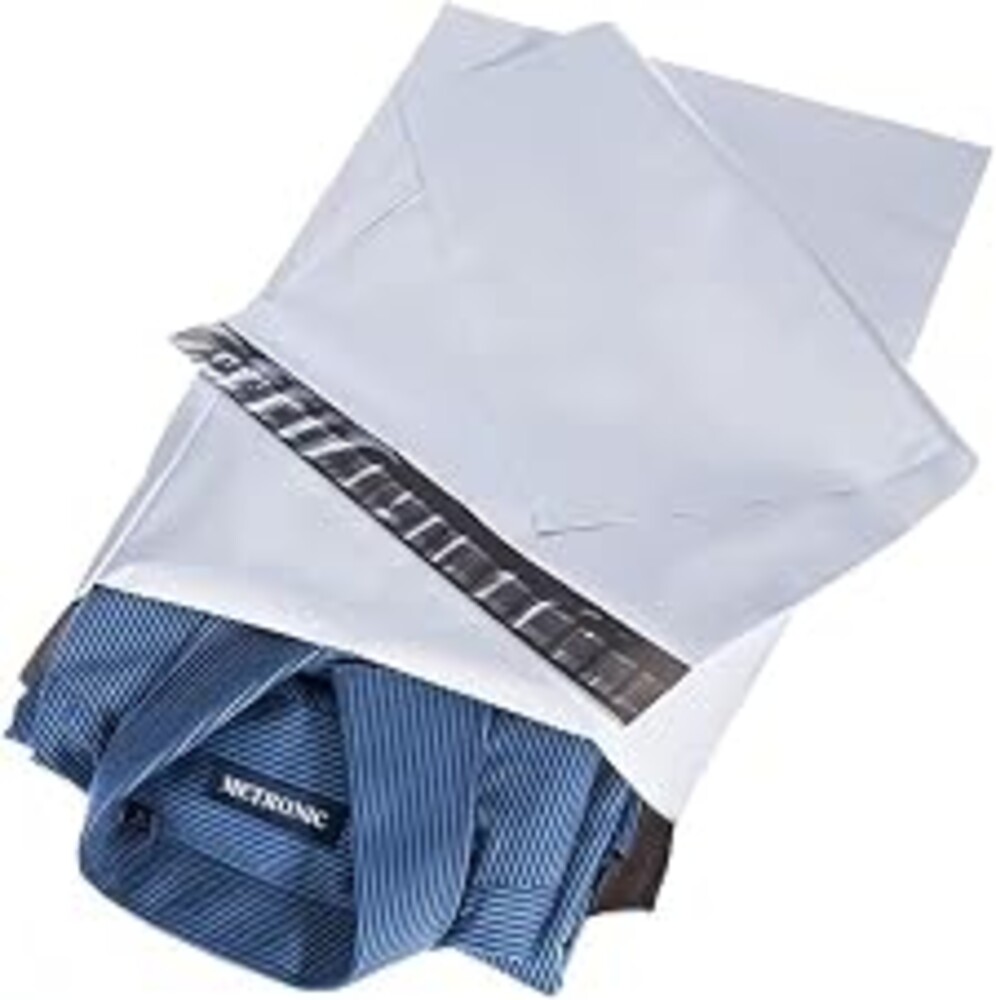 Metronic Poly Mailers 12x15.5 200PC Medium Shipping Bags for Clothes White | Strong Self-Seal Mailers Poly Bags Shipping Envelopes, Thick Mailing Bags Package Bags for Small Business Online Sellers