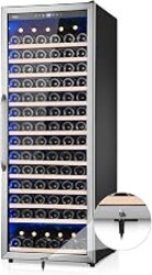 Velieta 24 Inch Wine Cooler Refrigerator, 179 Bottles Professional Wine Cellars with Powerful Compressor,Quiet Operation and Elegant Design for The Wine Lovers