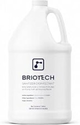 BRIOTECH Sanitizer Disinfectant Hypochlorous, Kill 99.99% of Viruses & Bacteria, Control Mold, Eliminate Odor, Gentle for Nursery & Play Rooms, Food Contact Surface Sanitizer, 1 Gallon Refill | Kill 99.99% of viruses, bacteria, control mold, eliminate odor, gentle for nursery, play rooms, food contact surfaces