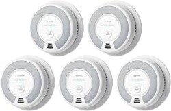 X-Sense Smoke & Carbon Monoxide Alarm, SC06, 5-Pack | 10-Year Sealed Battery (Not Hardwired), 2-in-1 smoke & CO detection, Easy Installation, UL 217 & UL 2034 Certified