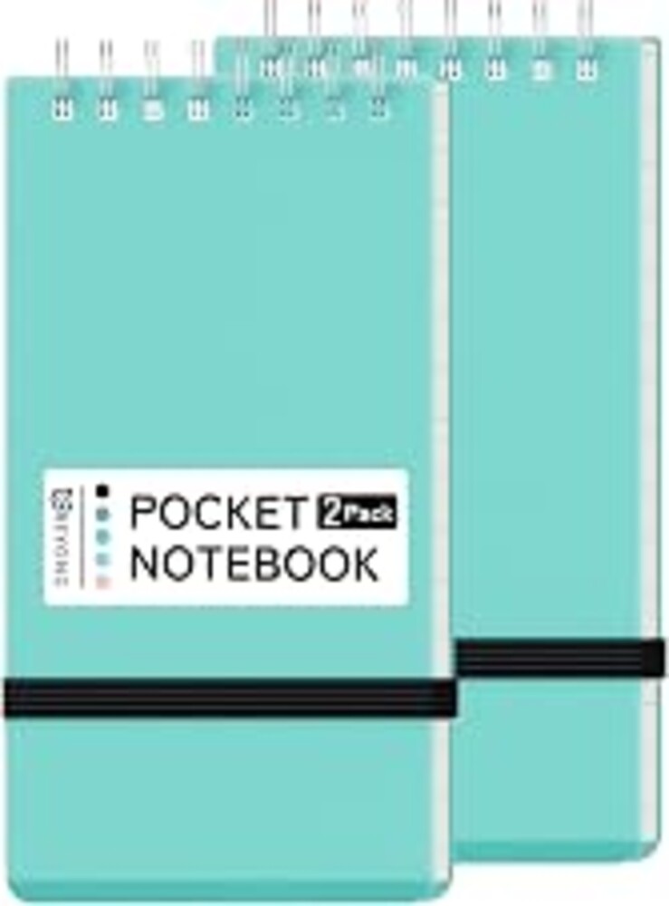 BEYONG Notebook Pocket, Small Mini Spiral Notepad 3x5 | Flex Fit. Quick Notes.