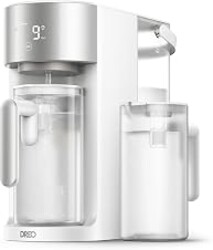DREO Reverse Osmosis Water Filter System, RO Water Filtration, Water Purifier Countertop, 3:1 Pure to Drain, TDS & Filter Life & 2 Autofill Pitchers, Installation-Free, Self-Cleaning, RO Water Filter