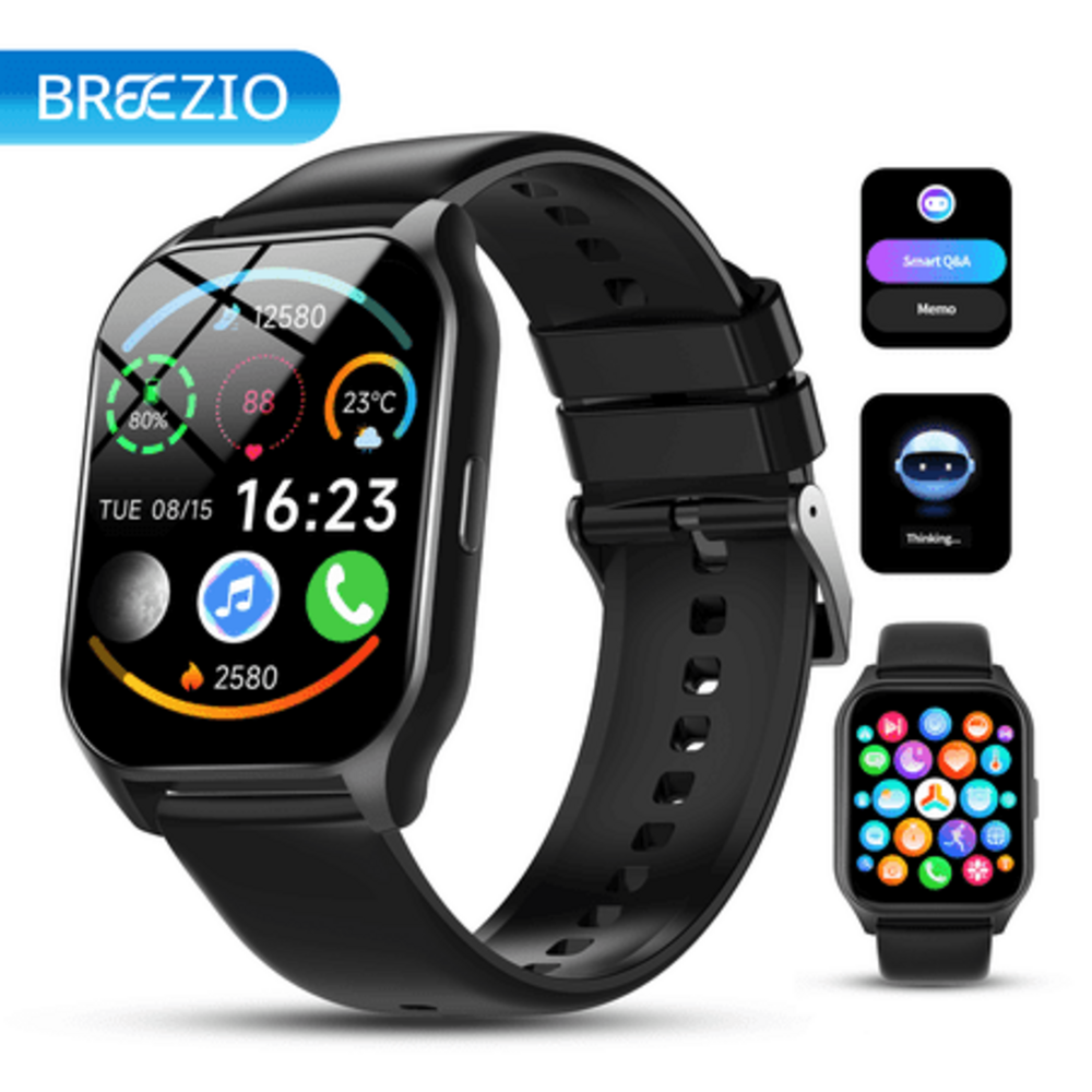 Smart Watch for Women Men, fitness trackers with 1.83" HD Display, 5.4 Bluetooth Call , 130+ Sports Modes, Fitness & Sleep Monitor,Timer, ChatGPT, Fitness Watch for Android/iOS