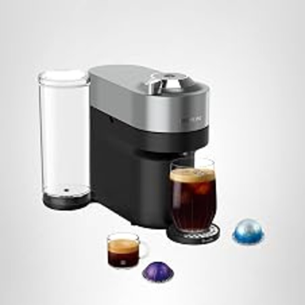 Nespresso Vertuo Pop+ Deluxe Coffee and Espresso Maker by Breville, Titan