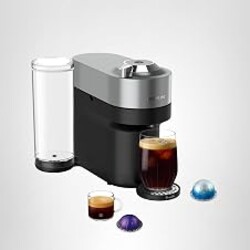 Nespresso Vertuo Pop+ Deluxe Coffee and Espresso Maker by Breville, Titan