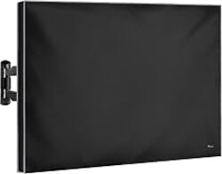 Outdoor TV Cover 55 Inch Weatherproof, Garnetics Waterproof TV Cover for Outside 55 inch Flat Screen TV, 600D Heavy Duty UV Screen Protector with Remote Pocket, Fits Wall Mounts & Stands