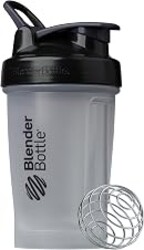 BlenderBottle Classic V2 Plastic Shaker Bottle 20 oz Black