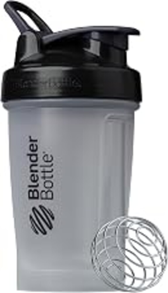 BlenderBottle Classic V2 Plastic Shaker Bottle 20 oz Black