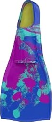 Speedo Unisex-Adult Swim Training Fins Rubber Long Blade