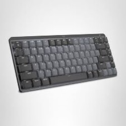 Logitech MX Mechanical Mini Wireless Illuminated Keyboard Linear Switches | USB-C, macOS, Windows, Linux, iOS, Android, Metal construction