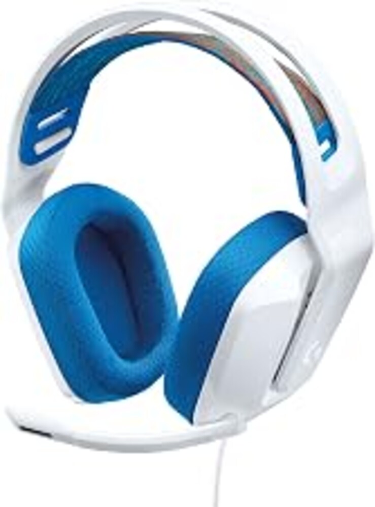 Logitech G335 Wired Gaming Headset with Flip to Mute Microphone - White | Flip to mute mic, 3.5mm audio jack, memory foam earpads, compatible with PC, PlayStation, Xbox, Nintendo Switch/Switch 2