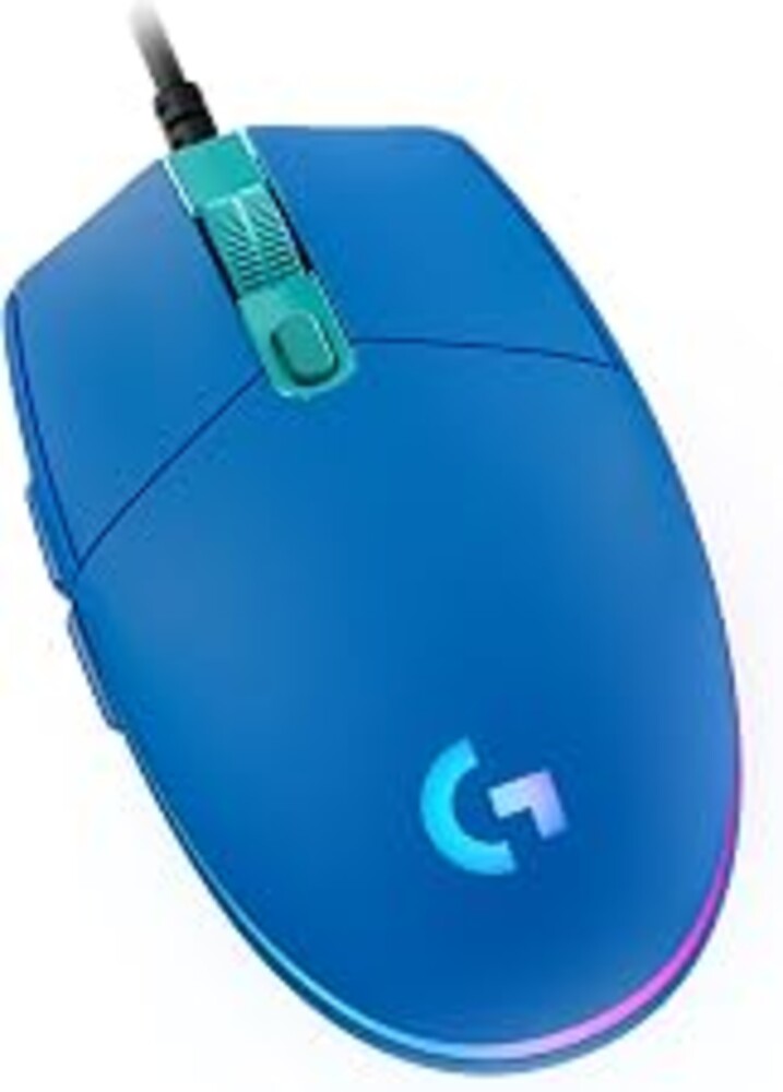 Logitech G203 Wired Gaming Mouse - Blue | LIGHTSYNC RGB, On-Board Memory, 6 Programmable Buttons, Compabile with PC/Mac