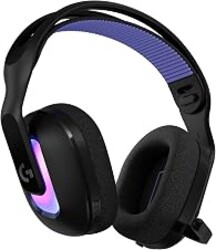 Logitech G522 Lightspeed Wireless Gaming Headset - Black | For PC, 2.4 GHz, Bluetooth & USB-C , <60 Hr Battery, 48 kHz/24 bit Audio, Detachable 48 kHz/16 bit Blue VO!CE Mic, RGB