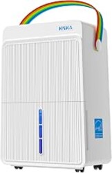 KNKA Energy Star 4500 Sq.Ft Dehumidifier for Basement, Max 80 Pint/Day | Dehumidifier with Drain Hose, Dehumidifiers for Home, Bedroom, Bathroom, Large Room, Smart Humidity Control, Sleep Mode