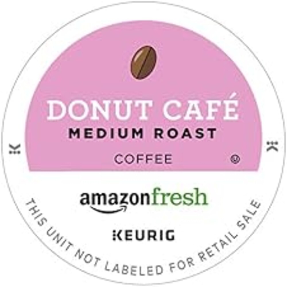 AmazonFresh Donut Cafe 80 Ct. K-Cups, Medium Roast, Keurig K-Cup Brewer Compatible