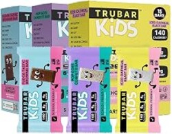 TRUBAR Kids Protein Bars, Snack Pack Variety Box, Plant Based Protein, Gluten Free School-Friendly Snacks for Lunchboxes, Tree Nut and Peanut Free, Low Sugar, Healthy On the Go Snack Bars, 15 Count