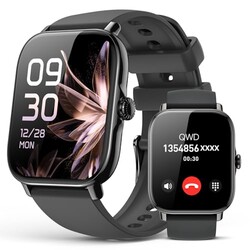Smart Watch for Women Men- Answer/Make Call, 2025 IP68 Waterproof Fitness Step Tracker Watch with Sleep Monitor/Activity Counter/110+ Sport Mode, Smartwatch for Andriod iPhone iOS Samsung Compatible