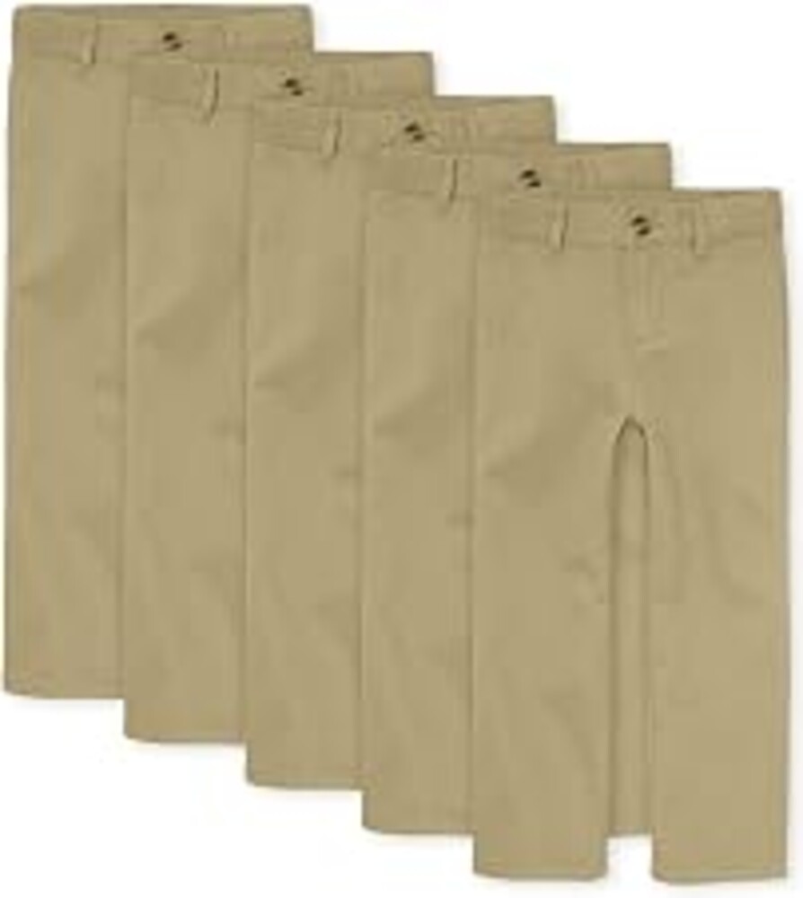 The Children's Place Boys' Stretch Relaxed Straight Chino Pants, Multipacks