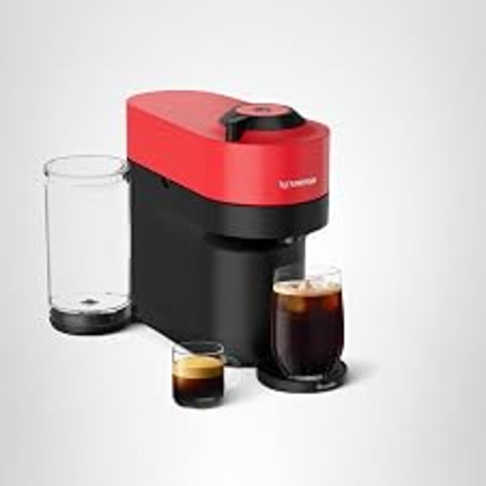 Nespresso Vertuo Pop+ Coffee and Espresso Maker by Breville, Spicy Red