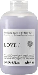Davines LOVE/Smoothing Shampoo, Gentle Anti-Frizz Cleanser for Frizzy, Coarse or Unruly Hair - Promotes Straightening & Shine - Apple Pulp Formula for Soft, Tamed & Sleek Strands
