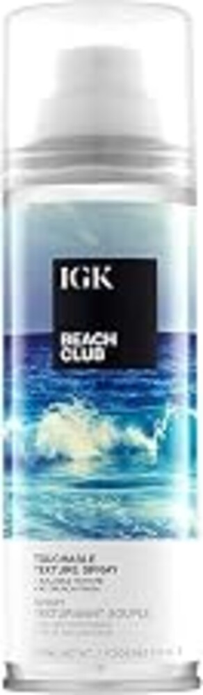 IGK Beach Club Volumizing Texture Spray, Beach Waves + Instant Volume, 5 Oz | Tousled Beachy Texture, Non-Drying Fullness, Flexible Buildable Hold, For All Hair Types, Vegan