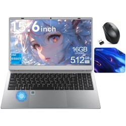 HPIKVAR 15.6" Laptop Computer,16GB RAM 512GB SSD, Intel 6500Y (up to 3.4GHz), Backlit KB, Mouse and Mouse Pad,Windows 11 Home Laptop, 1920*1080 IPS Display WiFi5 BT5.0 for Business Student