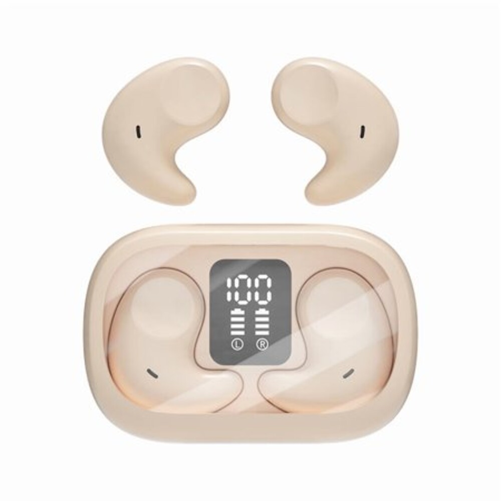 Clearance Under 10$! New Wireless Bluetooth Earphones for Side Sleeping High Sound Quality Digital Display In-ear Mini Earbuds