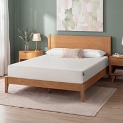 Zinus 8 Inch Queen Green Tea Memory Foam Mattress, Medium Firm Feel | Pressure-Relieving Comfort & Full-Body Support, Naturally Fresh, CertiPUR-US & OEKO-TEX Certified Safe Materials