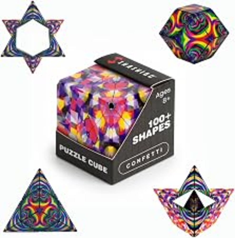 Shashibo DODECA Magnetic Puzzle Cube, Stress Relief Fidget Toy | 100+ Possible Shapes, Sensory Fidget Toy For Adults & Kids, Fun Shape Shifting Puzzle Box For All Ages