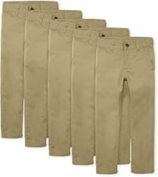 The Children's Place Boys' Stretch Skinny Chino Pants, Multipacks