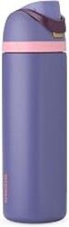 Owala FreeSip Stainless Steel Water Bottle 24 oz Blue (Blue Jay)