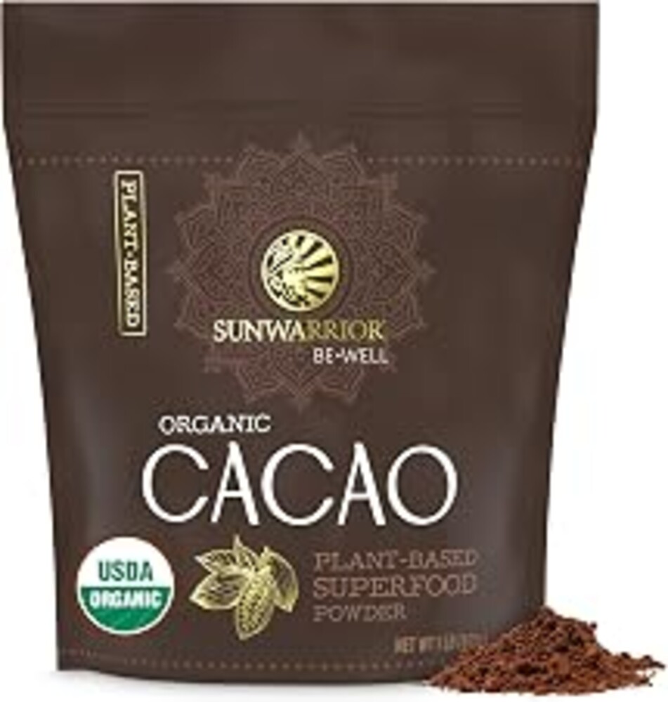 Pure Cacao Powder Organic Unsweetened | Premium USDA Organic Cacao Powder for Baking Smoothies and Hot Chocolate | Non-Alkalized No Added Sugar Non-GMO Gluten Free Vegan & Kosher 455g Pouch 91 Serving