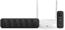 Blink Outdoor XR+ and Wired Doorbell 2K+ — Extended range wireless Outdoor 4 camera and 2K hardwired doorbell. Sync Module XR+ included — 6 camera system + doorbell