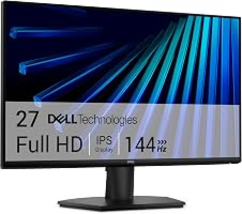 Dell 27 Monitor - SE2726H - 27-inch FHD (1920x1080) 144Hz 1ms Display, in-Plane Switching (IPS) Technology, AMD FreeSync™, TÜV 3-Star 2X HDMI, Tilt