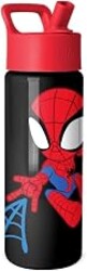 Simple Modern Marvel Spidey Kids Water Bottle & Toddler Cup | 18oz | Insulated Stainless Steel Spiderman Toddler Water Bottle, Kids Tumbler with Straw | Spill Proof for School, Girls, Boys
