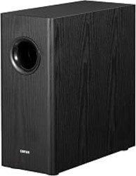 Edifier T5s Powered Subwoofer, 70W RMS, 8" Woofer, 35Hz Deep Bass, Black | Active Long-Throw Speaker, Built-in Amp, Low Distortion, Phase Selector & Energy-Efficient for Home & Studio Audio