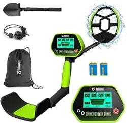 GoGonova Metal Detector for Adults & Kids | Kids Metal Detector, Waterproof Metal Detectors with High Accuracy Lightweight 8" Search Coil, All Metal & Disc Modes