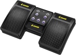 Donner Wireless Bluetooth Page Turner Pedal for iPad Tablets Phone Foot Pedal Rechargeable,Black