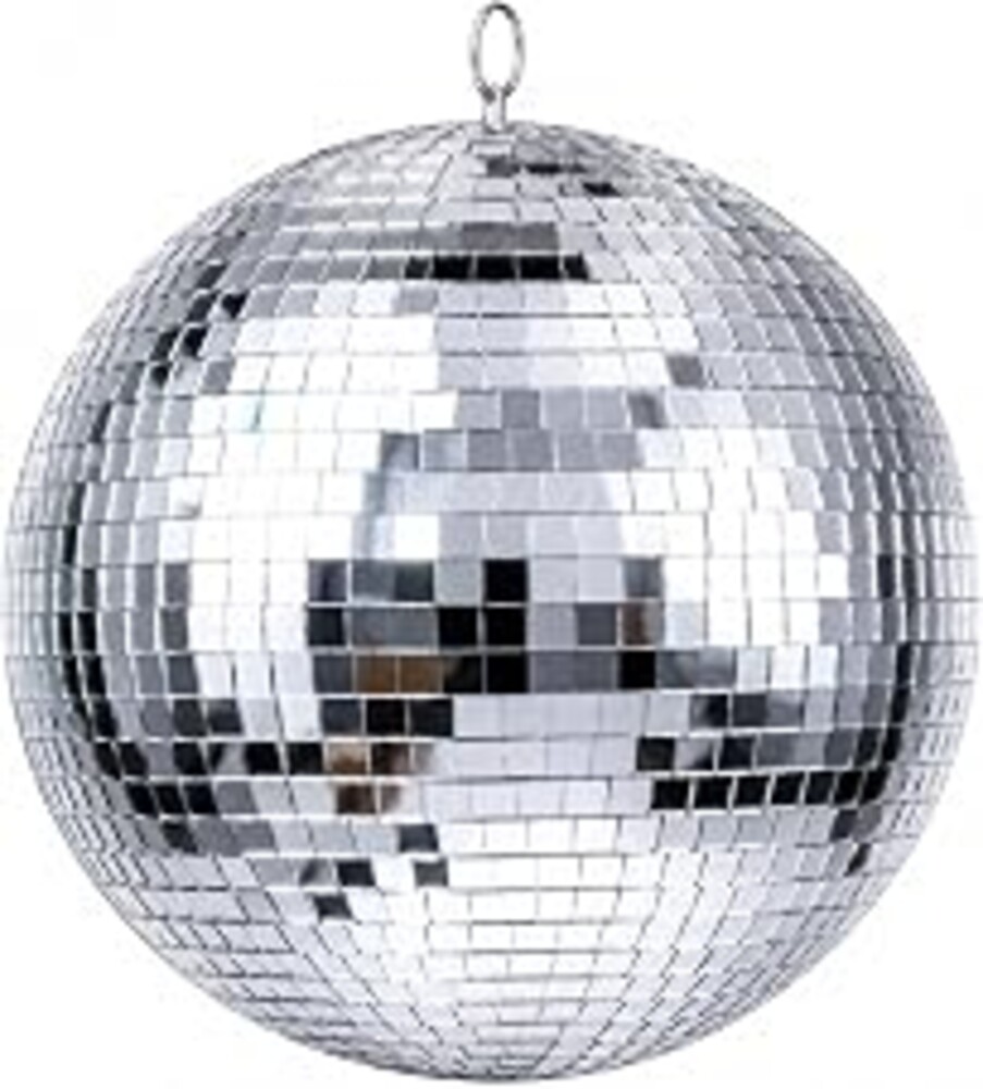 Alytimes Mirror Disco Ball - 8-Inch Cool and Fun Silver Hanging Party Disco Ball –Big Party Decorations, Party Design