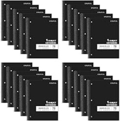 ONAVIA 1 Subject Graph Paper Spiral Notebook, 140 Pages | 70 Sheets, 8 x 10.5 in, School Notebooks, Graph Paper, Grid Pages, Math, Engineering