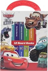 Disney Pixar Cars Lightning McQueen, Mater, and More! - My First Library Board Book Block 12-Book Set - First Words, Alphabet, Numbers, and More! Baby Books - PI Kids