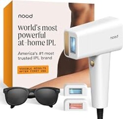 Nood™ Flasher Pro | IPL Laser Hair Removal Device, Forbes Best Product 2026 | Clinical-Grade Permanent Results At Home, CryoSoothe Tech with 5 Power Settings, Pain-Free 10 Min Sessions, Works Everywhere