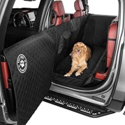 Ruff Liners XL Dog Hammock for Truck, Fold-Up Seats - As Seen on Shark Tank | Fits full-size crew cab trucks with fold-up seats, patented door panel protection, waterproof, machine-washable, heavy-duty