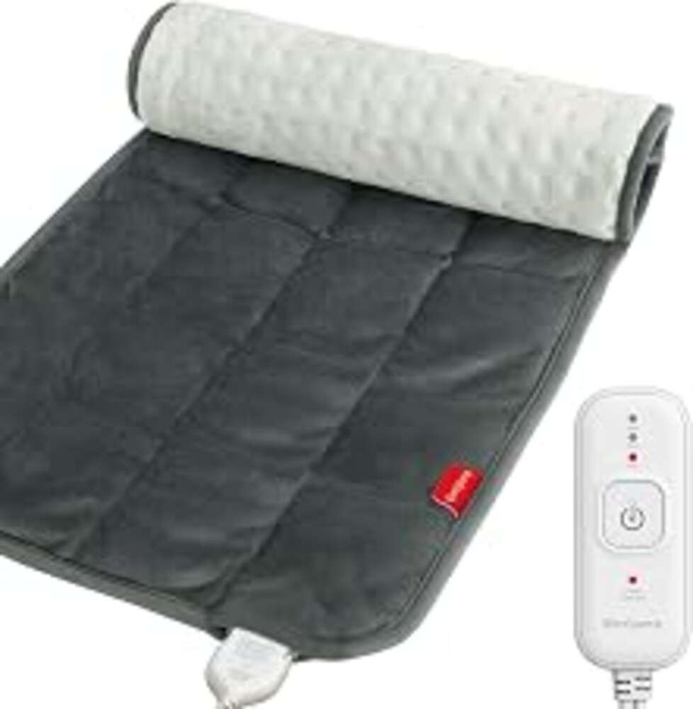 Comfytemp Weighted Heating Pad for Back & Period, FSA Eligible HSA, 12 x 24 | 2.2 lb, Electric Heating Pad for Neck Shoulders, Birthday Gifts for Women Men Mom Dad, HSA Approved, 2H Auto-Off, Washable